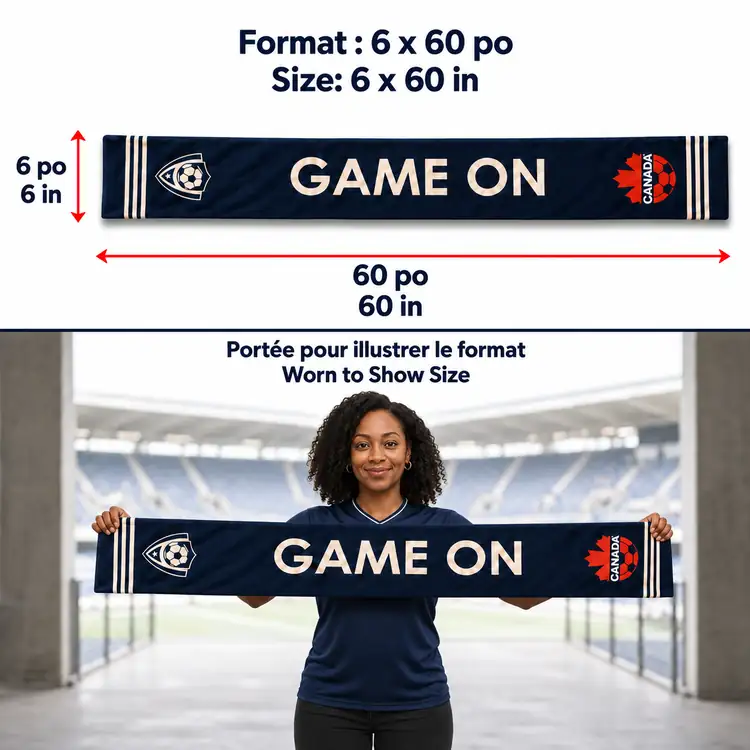 Canadian-Made Supporter Scarf #10