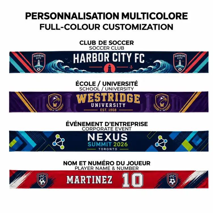 Canadian-Made Supporter Scarf #11