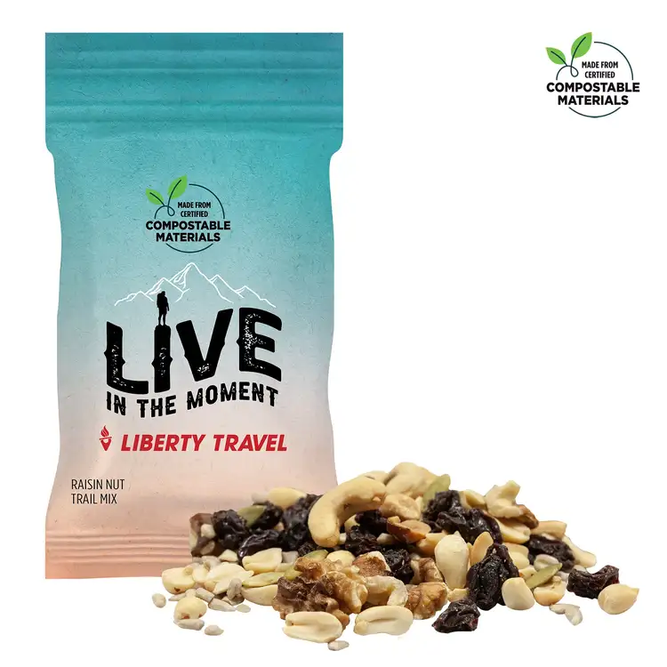 Compostable Eco DigiBag of Raisin Nut Mix 1 oz #2