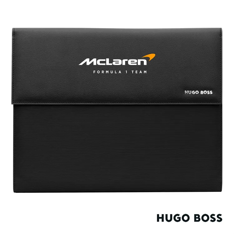 Hugo Boss Pinstripe A4 Writing Folder