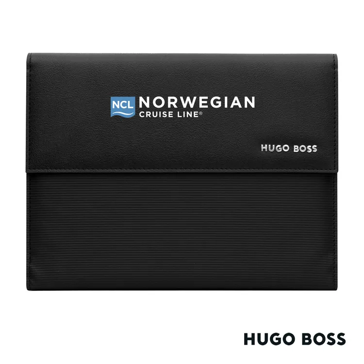 Hugo Boss Pinstripe A5 Writing Folder