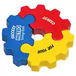 3 Piece Gear Puzzle Set
