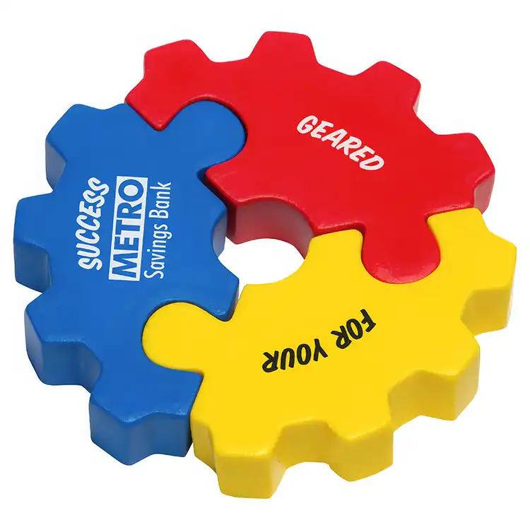 3 Piece Gear Puzzle Set