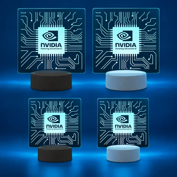 mr.BriteSign Square LED Sign - Laser Engraved
