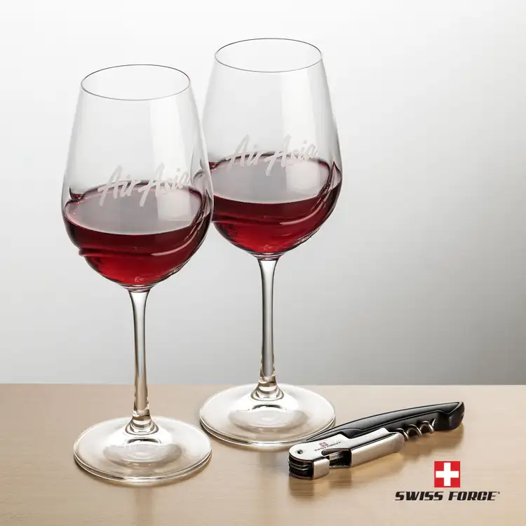 Ensemble Bartolo avec verres à vin 11.5 oz et outil à vin de Swiss Force #2