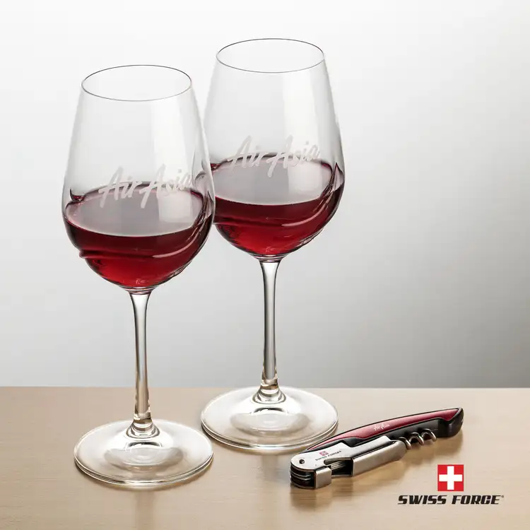 Ensemble Bartolo avec verres à vin 11.5 oz et outil à vin de Swiss Force #4