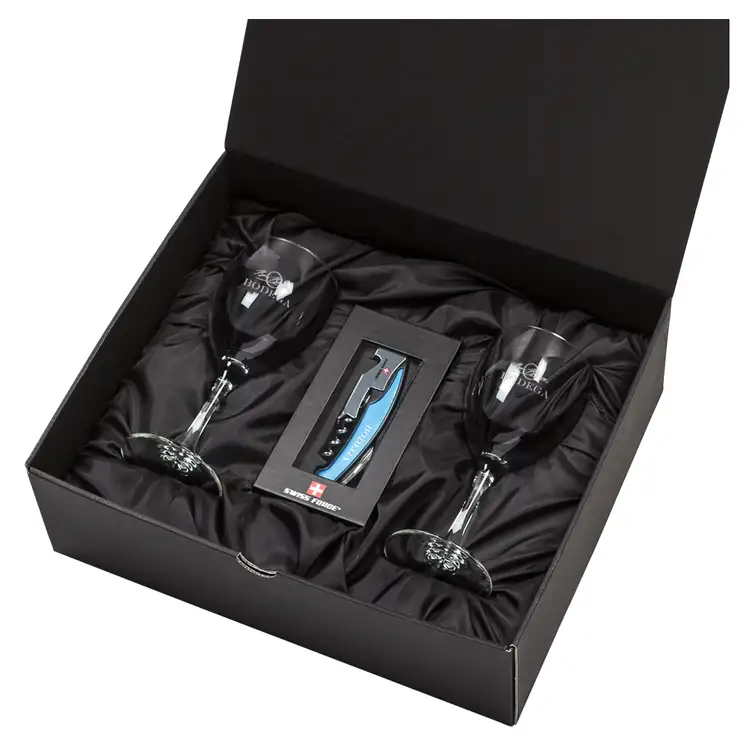 Ensemble Carberry avec verres à vin 8.5 oz et outil à vin de Swiss Force #6