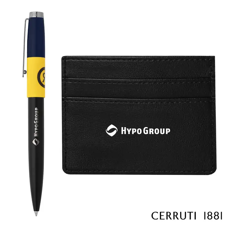 Ensemble Cerruti 1881 Brick avec stylo à bille et porte-cartes #2