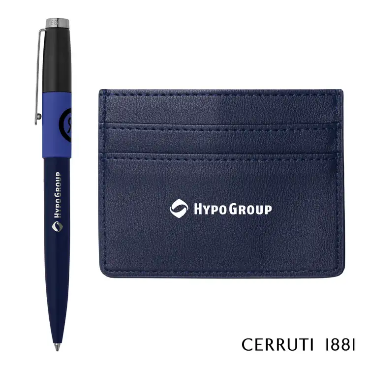 Ensemble Cerruti 1881 Brick avec stylo à bille et porte-cartes #4
