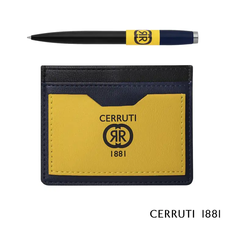 Ensemble Cerruti 1881 Brick avec stylo à bille et porte-cartes #6