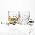 Ensemble Denby avec 2 verres à whisky 10 oz et boules réfrigérantes de Swiss Force