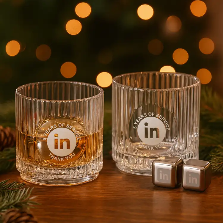 Ensemble Dillard avec 2 verres à whisky 11 oz et cubes réfrigérants de Swiss Force #4