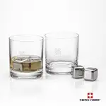 Ensemble Franca avec 2 verres à whisky 9.5 oz et cubes réfrigérants de Swiss Force