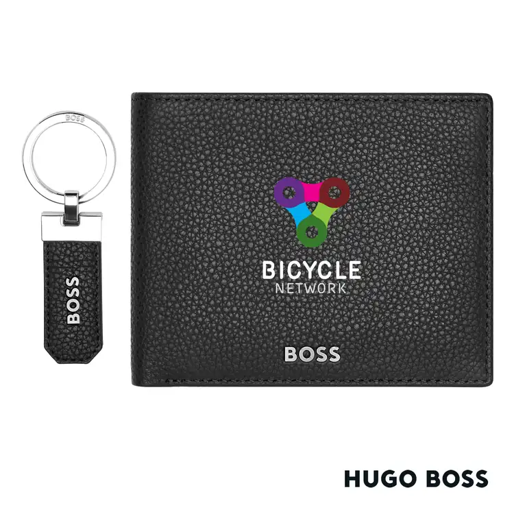Ensemble Hugo Boss Classic Grained avec porte-clés et portefeuille #2
