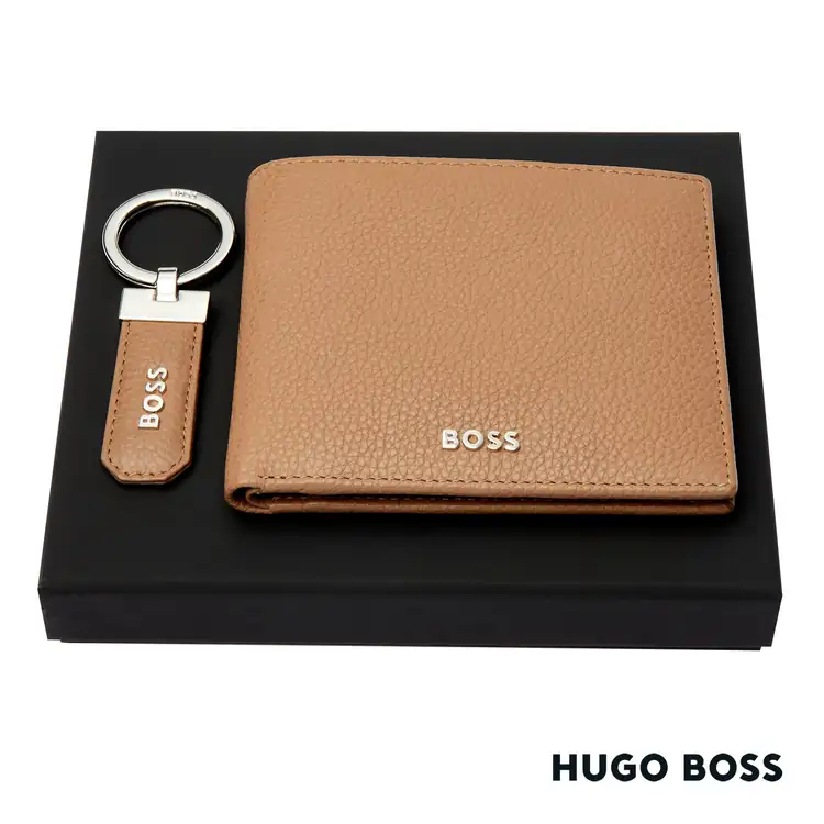 Ensemble Hugo Boss Classic Grained avec porte-clés et portefeuille #4