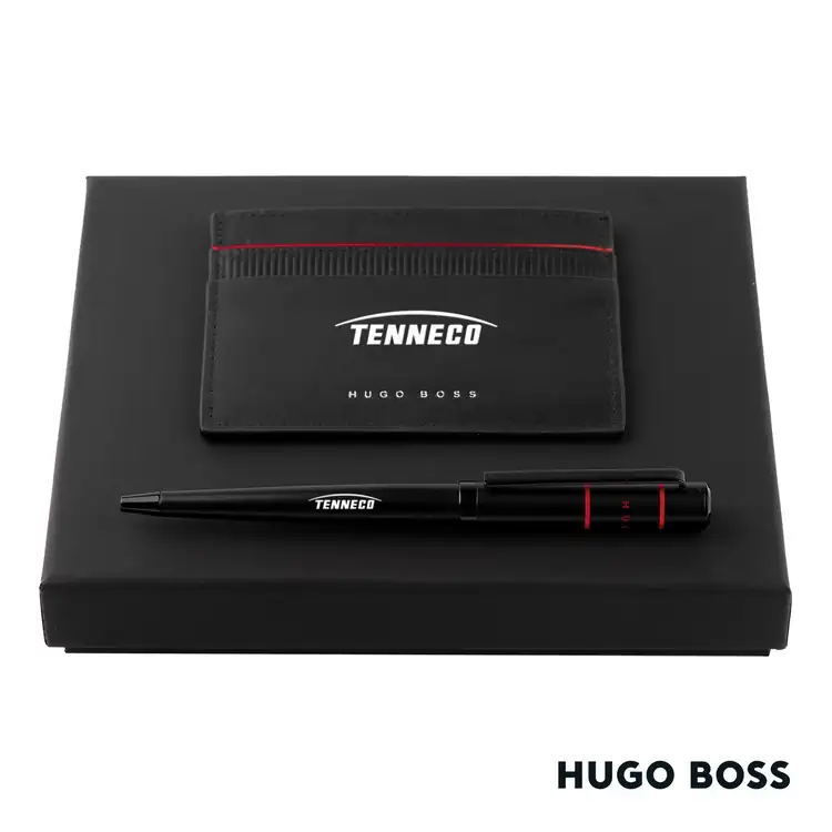 Ensemble Hugo Boss avec porte-cartes Gear et stylo à bille Ribbon Matrix #2