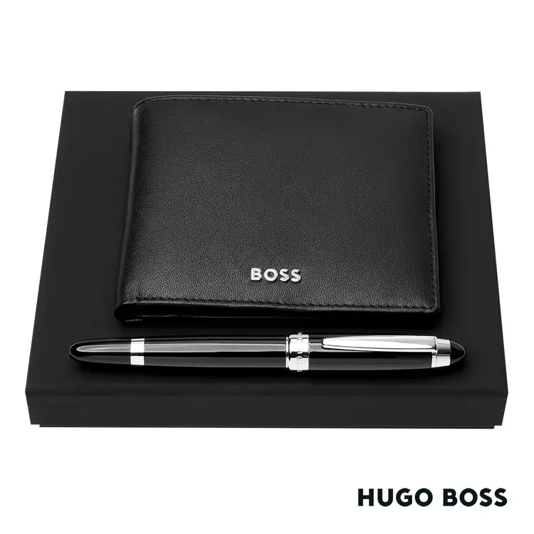 Ensemble Hugo Boss avec stylo roller et portefeuille à monnaie #2
