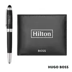 Hugo Boss Rollerball Pen & Coin Wallet Set