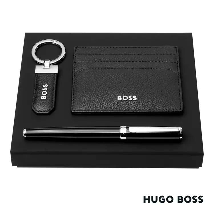 Ensemble Hugo Boss avec stylo roller, porte-clés et porte-cartes #2