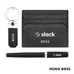 Hugo Boss Rollerball Pen, Key Ring & Card Holder Set