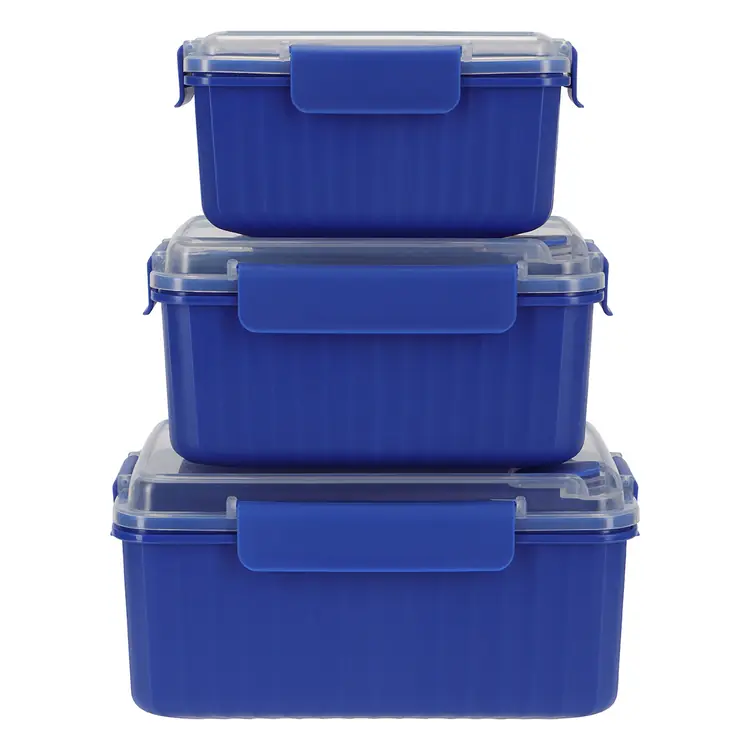 Kiosk 3-Piece Food Container Set with Vented Lids #6