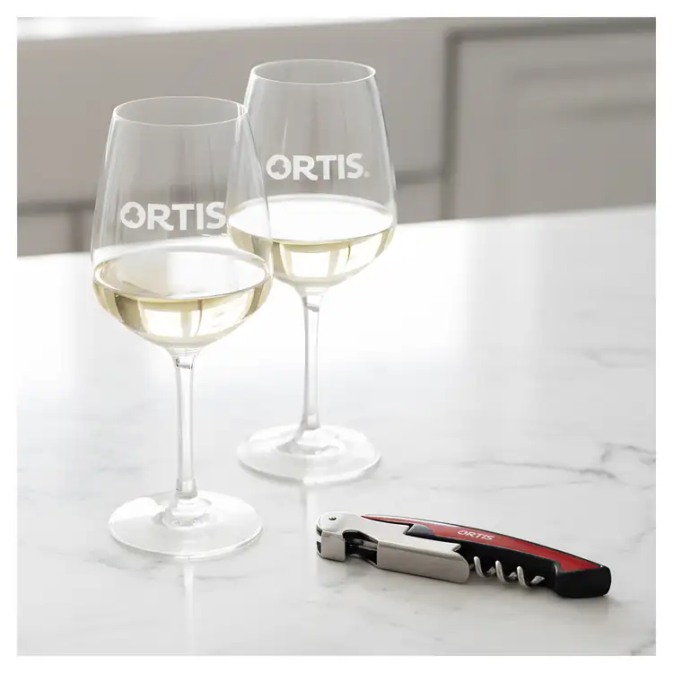 Swiss Force Mandelay 10 oz Wine Glass and Wine Tool Set #7