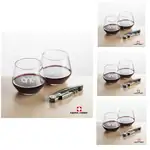 Ensemble Mandelay avec verres à vin sans pied 11.75 oz et outil à vin de Swiss Force