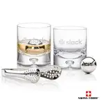 Ensemble Montana avec 2 verres à whisky et boules réfrigérantes de Swiss Force