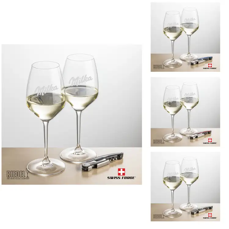 Ensemble RIEDEL Extreme avec verres à vin 16.25 oz et outil à vin de Swiss Force