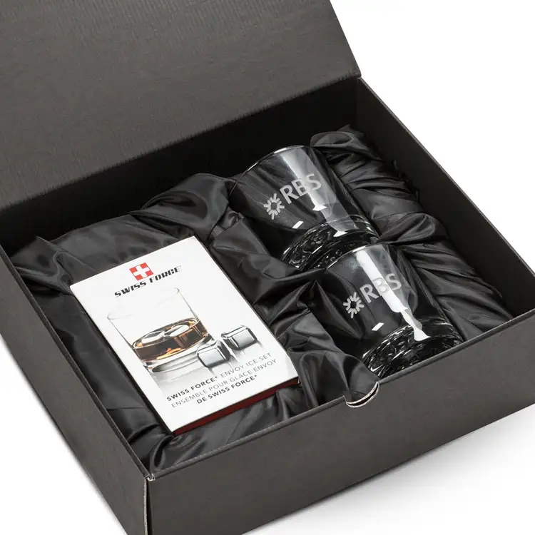 Ensemble Seneca avec 2 verres à whisky 10 oz et cubes réfrigérants de Swiss Force #3