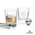 Swiss Force Arcadia Whisky Glass and Cooling Balls Set