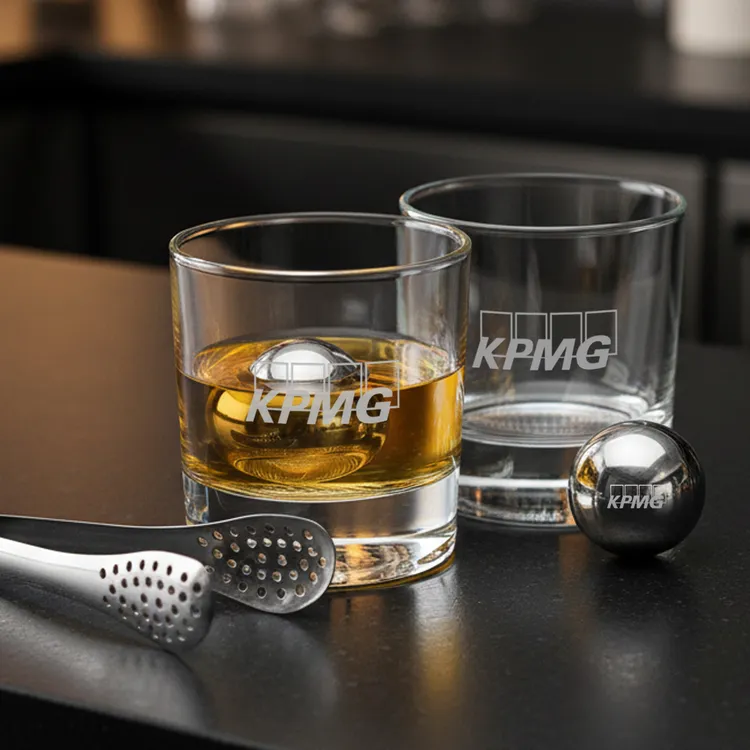 Ensemble Swiss Force avec 2 verres à whisky Baldwin et boules réfrigérantes #4