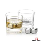 Swiss Force Baldwin Whisky Glass and Cooling Cubes Set