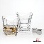 Swiss Force Bentley Whisky Glass and Cooling Cubes Set