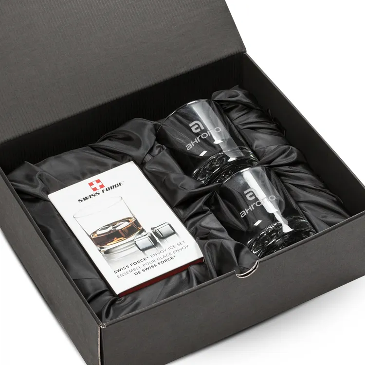 Swiss Force Delrina Basketball Whisky Glass and Cooling Cubes Set #3