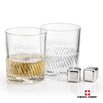 Swiss Force Drysdale Whisky Glass and Cooling Cubes Set