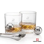 Swiss Force Durham Whisky Glass and Cooling Balls Set