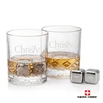 Swiss Force Durham Whisky Glass and Cooling Cubes Set