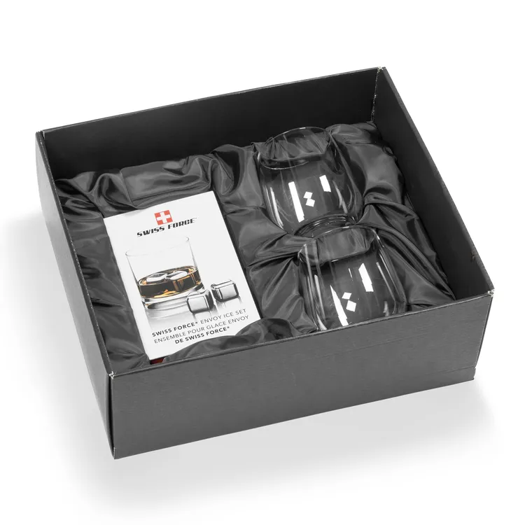 Swiss Force Gibson Whisky Glass and Cooling Cubes Set #2