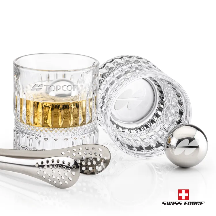 Swiss Force Hathaway Whisky Glass and Cooling Balls Set #2