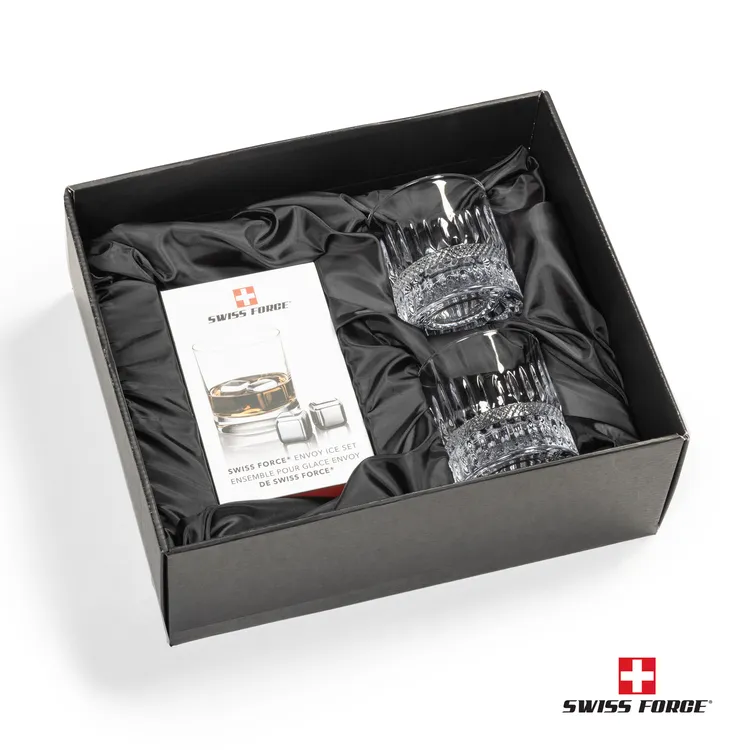 Swiss Force Hathaway Whisky Glass and Cooling Cubes Set #3
