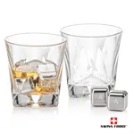 Swiss Force Oakhaven Whisky Glass and Cooling Cubes Set