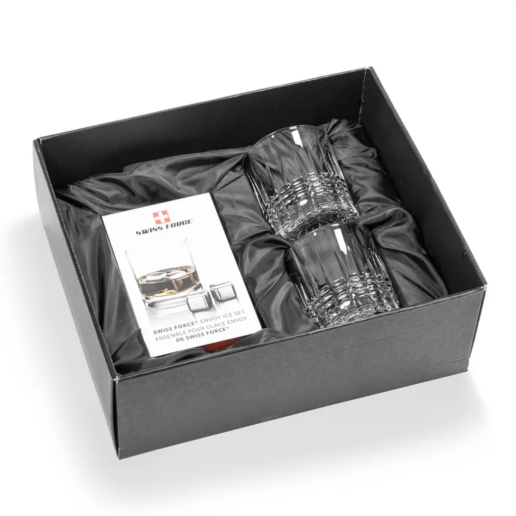 Swiss Force Princeton Whisky Glass and Cooling Cubes Set #3
