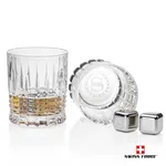 Swiss Force Princeton Whisky Glass and Cooling Cubes Set