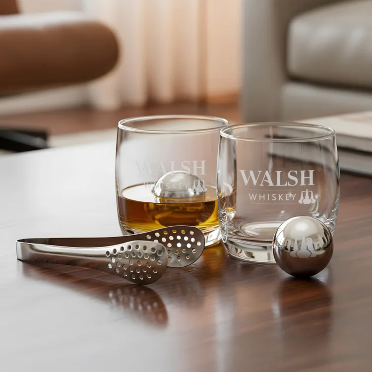 Swiss Force Ritz Whisky Glass and Cooling Balls Set #4