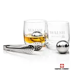Swiss Force Ritz Whisky Glass and Cooling Balls Set