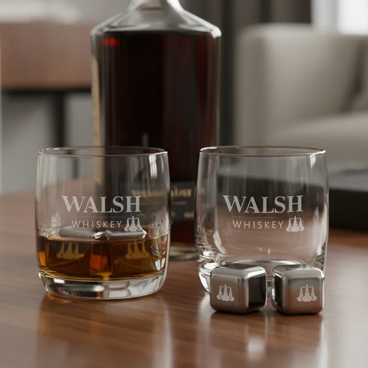Swiss Force Ritz Whisky Glass and Cooling Cubes Set #4
