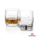 Swiss Force Ritz Whisky Glass and Cooling Cubes Set