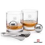 Swiss Force Riviera Whisky Glass and Cooling Balls Set