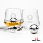 Swiss Force Sturgis Whisky Glass and Cooling Balls Set